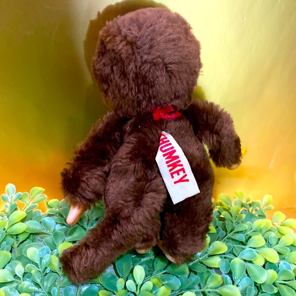 RUSS BERRIE VTG 1977 MONKEY CHIMP THUMKEY MERRY CHRISTMAS BROWN MONKEY & BANANA - Picture 8 of 11